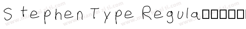Stephen Type Regula字体转换